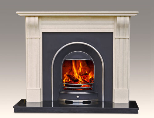 Dublin Corbell Stone Fireplace