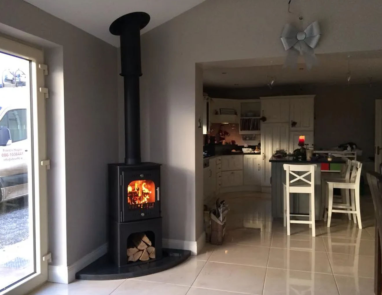 Fiachra Freestanding Dry Stove - Image 2