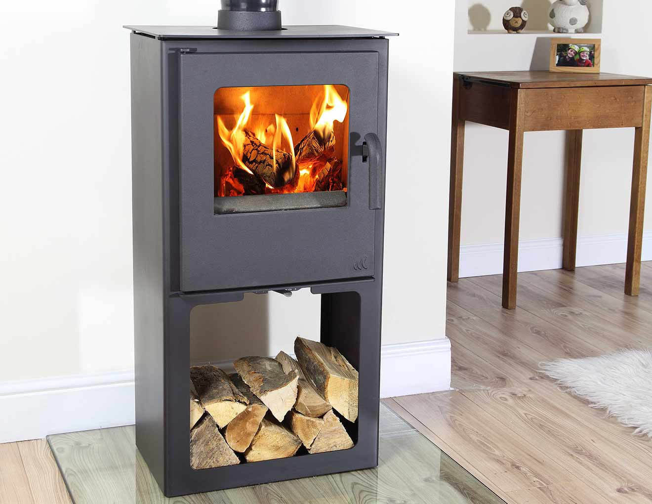 Loxton-Logstore-Stove