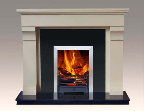 Umbria Stone Fireplace