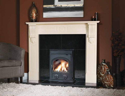 Victorian Corbel Incised Fireplace