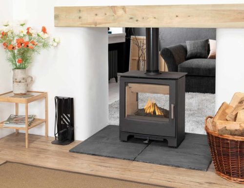 Double Sided logstore Stove